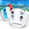 Mooroer Joy-Con grip a pretekársky volant 3 ks - biely
