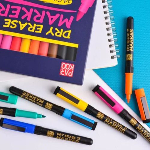 Sada magnetických popisovačov na bielu tabuľu ParKoo 14+2 ks – viacfarebné, odolné písacie pero